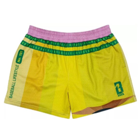 Baseball Lifestyle 101 Men's 5 Pencil Shorts - Picture 1 of 5